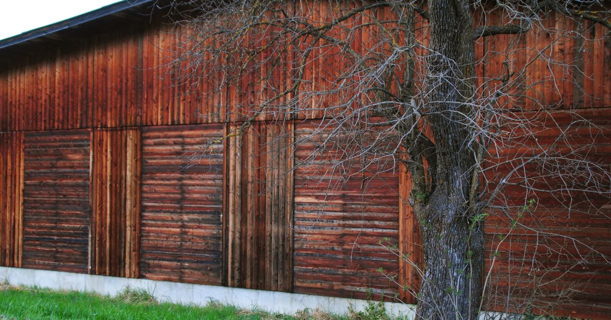 Fachada de madera